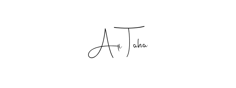 Ali Taha stylish signature style. Best Handwritten Sign (Andilay-7BmLP) for my name. Handwritten Signature Collection Ideas for my name Ali Taha. Ali Taha signature style 4 images and pictures png