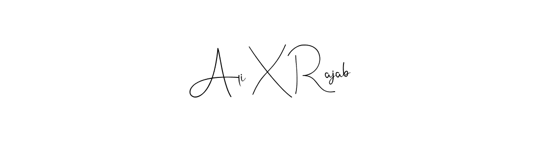Create a beautiful signature design for name Ali X Rajab. With this signature (Andilay-7BmLP) fonts, you can make a handwritten signature for free. Ali X Rajab signature style 4 images and pictures png