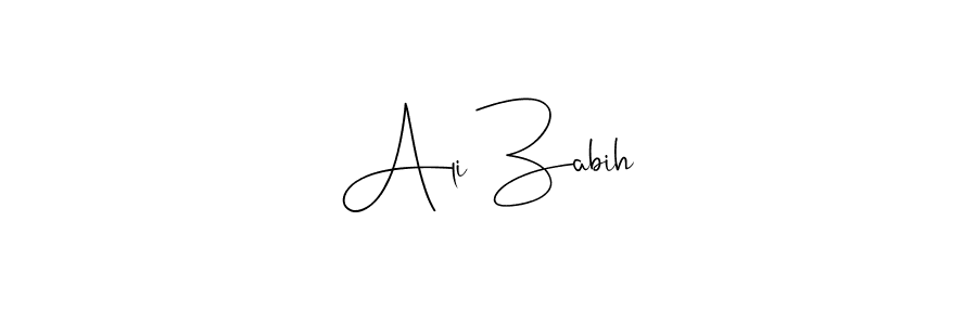 Ali Zabih stylish signature style. Best Handwritten Sign (Andilay-7BmLP) for my name. Handwritten Signature Collection Ideas for my name Ali Zabih. Ali Zabih signature style 4 images and pictures png