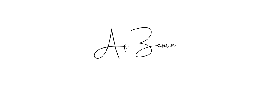 You can use this online signature creator to create a handwritten signature for the name Ali Zamin. This is the best online autograph maker. Ali Zamin signature style 4 images and pictures png