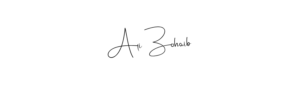 Create a beautiful signature design for name Ali Zohaib. With this signature (Andilay-7BmLP) fonts, you can make a handwritten signature for free. Ali Zohaib signature style 4 images and pictures png