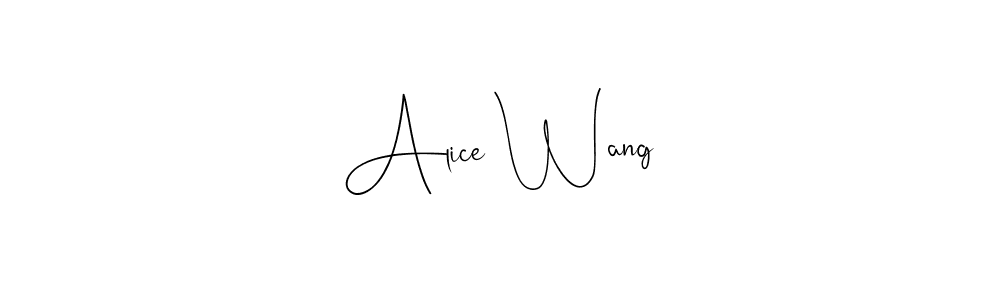 You can use this online signature creator to create a handwritten signature for the name Alice Wang. This is the best online autograph maker. Alice Wang signature style 4 images and pictures png