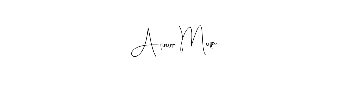 Similarly Andilay-7BmLP is the best handwritten signature design. Signature creator online .You can use it as an online autograph creator for name Alinur Molla. Alinur Molla signature style 4 images and pictures png