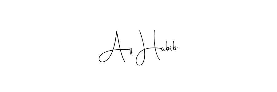 All Habib stylish signature style. Best Handwritten Sign (Andilay-7BmLP) for my name. Handwritten Signature Collection Ideas for my name All Habib. All Habib signature style 4 images and pictures png