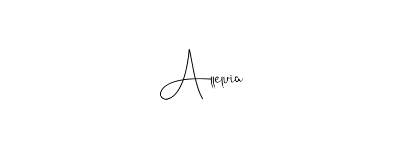 Also You can easily find your signature by using the search form. We will create Alleluia name handwritten signature images for you free of cost using Andilay-7BmLP sign style. Alleluia signature style 4 images and pictures png