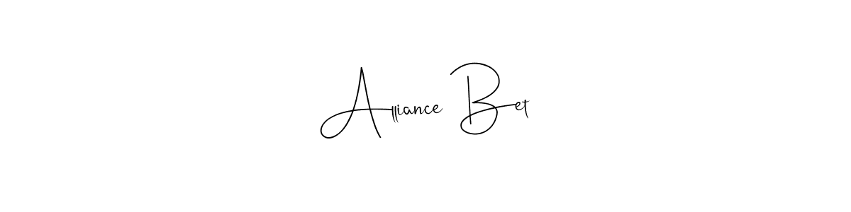 Best and Professional Signature Style for Alliance Bet. Andilay-7BmLP Best Signature Style Collection. Alliance Bet signature style 4 images and pictures png
