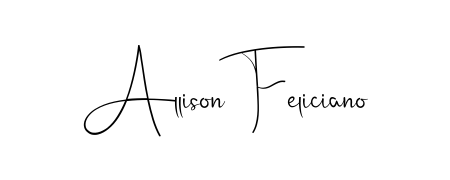 You can use this online signature creator to create a handwritten signature for the name Allison Feliciano. This is the best online autograph maker. Allison Feliciano signature style 4 images and pictures png