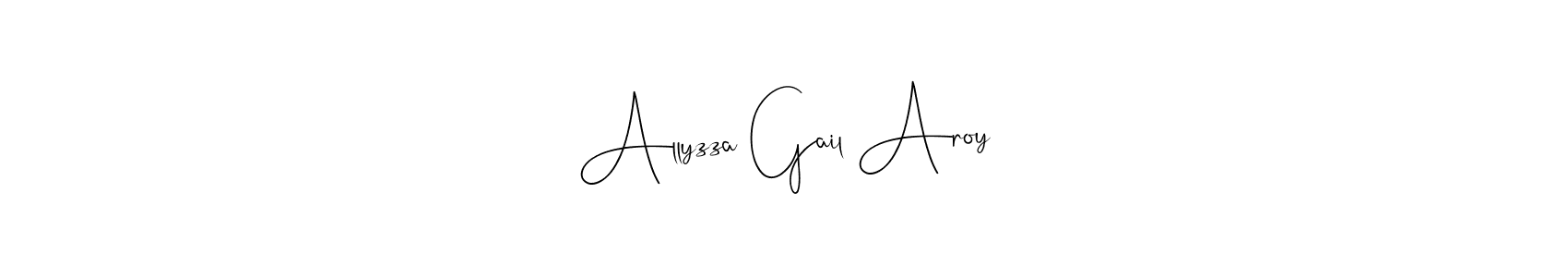 How to Draw Allyzza Gail Aroy signature style? Andilay-7BmLP is a latest design signature styles for name Allyzza Gail Aroy. Allyzza Gail Aroy signature style 4 images and pictures png