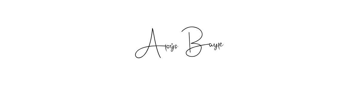 Make a beautiful signature design for name Aloÿs Bayle. Use this online signature maker to create a handwritten signature for free. Aloÿs Bayle signature style 4 images and pictures png