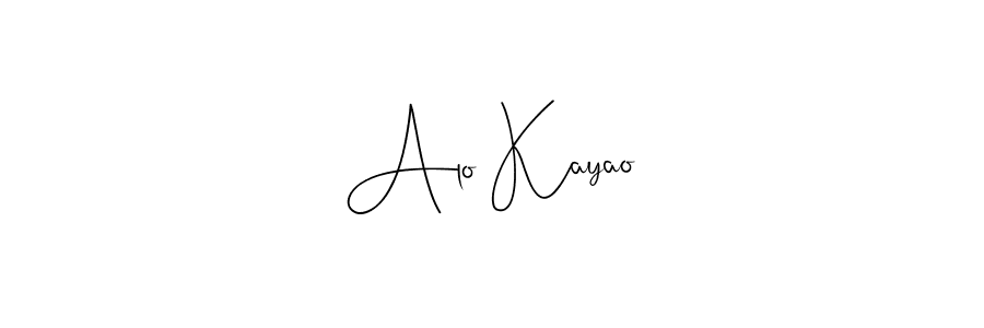 It looks lik you need a new signature style for name Alo Kayao. Design unique handwritten (Andilay-7BmLP) signature with our free signature maker in just a few clicks. Alo Kayao signature style 4 images and pictures png