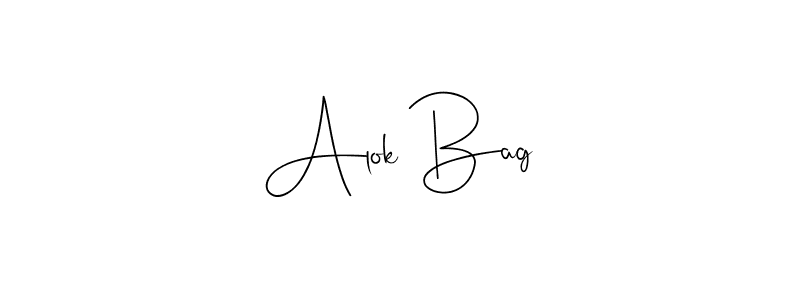 Also You can easily find your signature by using the search form. We will create Alok Bag name handwritten signature images for you free of cost using Andilay-7BmLP sign style. Alok Bag signature style 4 images and pictures png