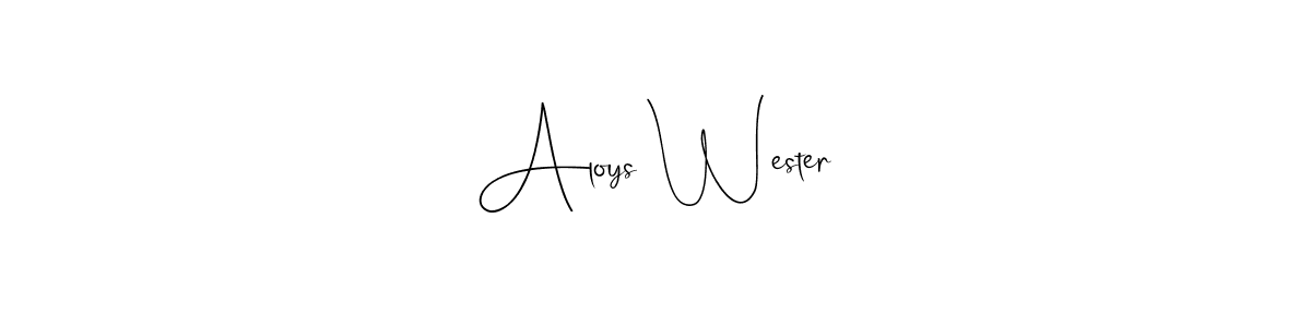 Here are the top 10 professional signature styles for the name Aloys Wester. These are the best autograph styles you can use for your name. Aloys Wester signature style 4 images and pictures png