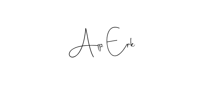 Alp Erk stylish signature style. Best Handwritten Sign (Andilay-7BmLP) for my name. Handwritten Signature Collection Ideas for my name Alp Erk. Alp Erk signature style 4 images and pictures png