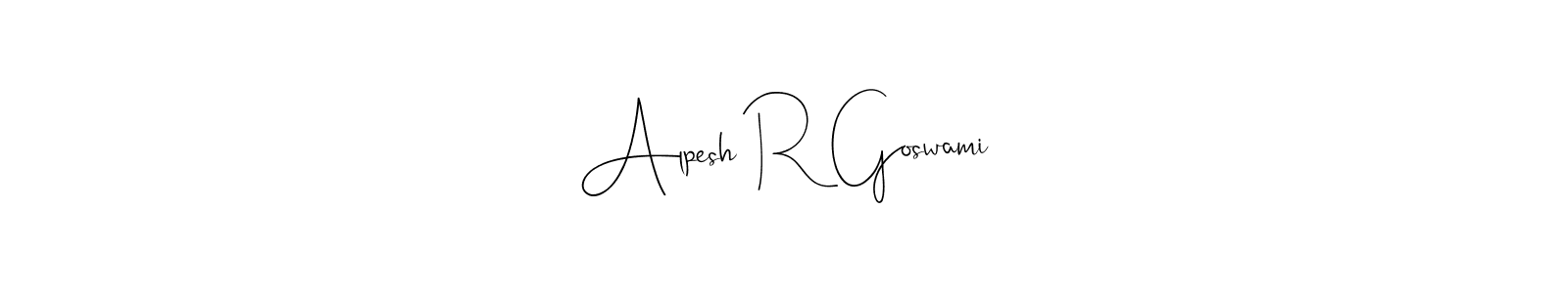Best and Professional Signature Style for Alpesh R Goswami. Andilay-7BmLP Best Signature Style Collection. Alpesh R Goswami signature style 4 images and pictures png
