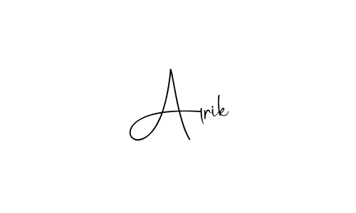 Create a beautiful signature design for name Alrik. With this signature (Andilay-7BmLP) fonts, you can make a handwritten signature for free. Alrik signature style 4 images and pictures png