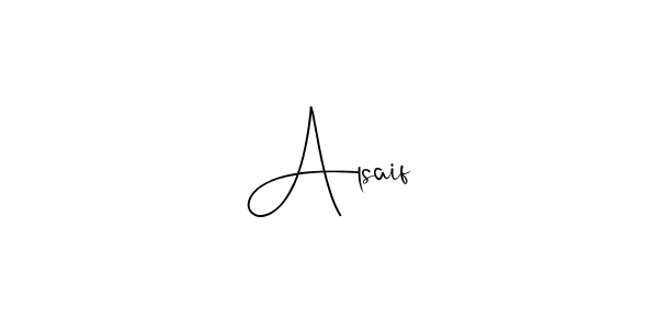 Make a beautiful signature design for name Alsaif. Use this online signature maker to create a handwritten signature for free. Alsaif signature style 4 images and pictures png
