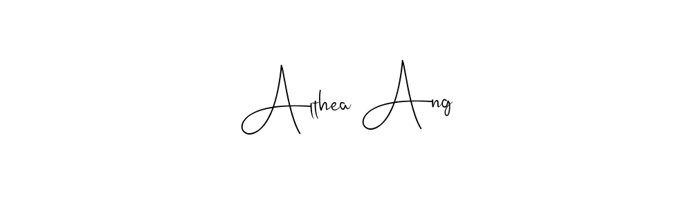 Make a beautiful signature design for name Althea Ang. With this signature (Andilay-7BmLP) style, you can create a handwritten signature for free. Althea Ang signature style 4 images and pictures png