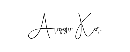 The best way (Andilay-7BmLP) to make a short signature is to pick only two or three words in your name. For converting this name Alugoju Koti. Alugoju Koti signature style 4 images and pictures png