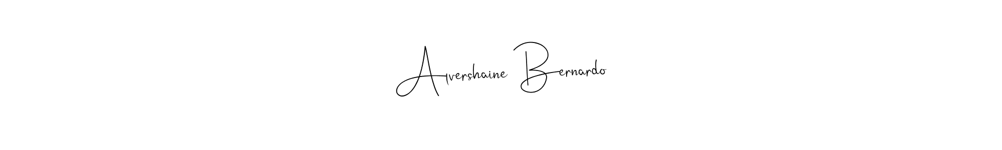 How to make Alvershaine Bernardo signature? Andilay-7BmLP is a professional autograph style. Create handwritten signature for Alvershaine Bernardo name. Alvershaine Bernardo signature style 4 images and pictures png