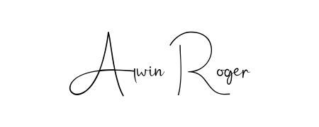 Use a signature maker to create a handwritten signature online. With this signature software, you can design (Andilay-7BmLP) your own signature for name Alwin Roger. Alwin Roger signature style 4 images and pictures png