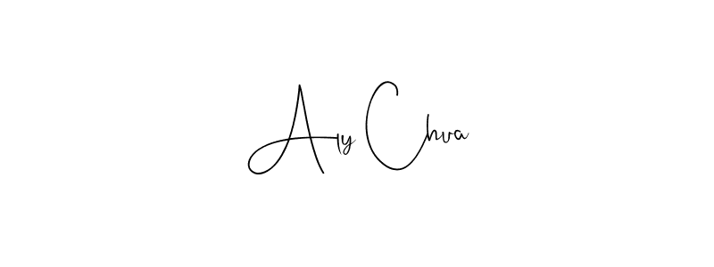 How to make Aly Chua signature? Andilay-7BmLP is a professional autograph style. Create handwritten signature for Aly Chua name. Aly Chua signature style 4 images and pictures png