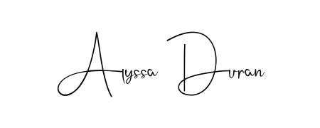 Transform the name Alyssa Duran into a signature masterpiece using Andilay-7BmLP font. Ideal for photographers, artists, and creators looking for watermarks. Alyssa Duran signature style 4 images and pictures png