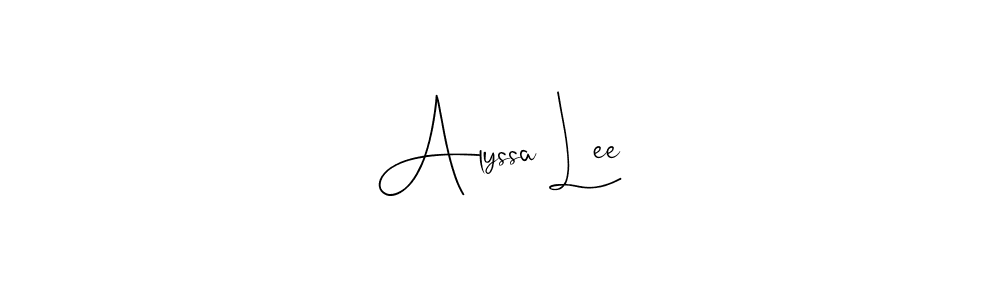 You can use this online signature creator to create a handwritten signature for the name Alyssa Lee. This is the best online autograph maker. Alyssa Lee signature style 4 images and pictures png