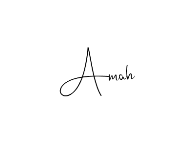 How to make Amah signature? Andilay-7BmLP is a professional autograph style. Create handwritten signature for Amah name. Amah signature style 4 images and pictures png