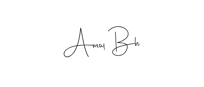 Make a beautiful signature design for name Amal Bh. Use this online signature maker to create a handwritten signature for free. Amal Bh signature style 4 images and pictures png