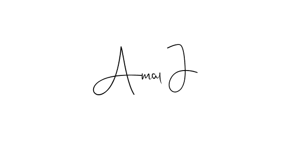 Make a beautiful signature design for name Amal J. Use this online signature maker to create a handwritten signature for free. Amal J signature style 4 images and pictures png