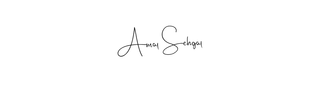 Create a beautiful signature design for name Amal Sehgal. With this signature (Andilay-7BmLP) fonts, you can make a handwritten signature for free. Amal Sehgal signature style 4 images and pictures png