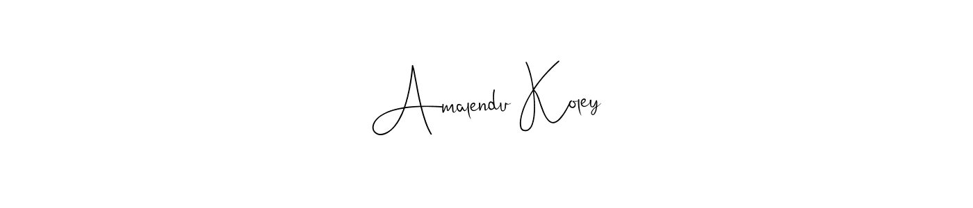 Also You can easily find your signature by using the search form. We will create Amalendu Koley name handwritten signature images for you free of cost using Andilay-7BmLP sign style. Amalendu Koley signature style 4 images and pictures png