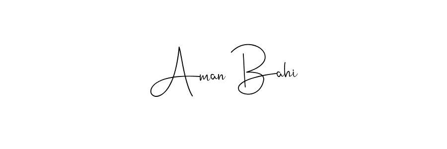 Once you've used our free online signature maker to create your best signature Andilay-7BmLP style, it's time to enjoy all of the benefits that Aman Bahi name signing documents. Aman Bahi signature style 4 images and pictures png