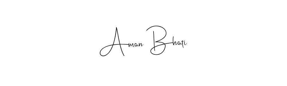 Make a beautiful signature design for name Aman Bhati. Use this online signature maker to create a handwritten signature for free. Aman Bhati signature style 4 images and pictures png