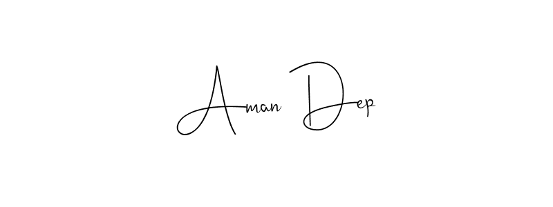 Make a beautiful signature design for name Aman Dep. With this signature (Andilay-7BmLP) style, you can create a handwritten signature for free. Aman Dep signature style 4 images and pictures png