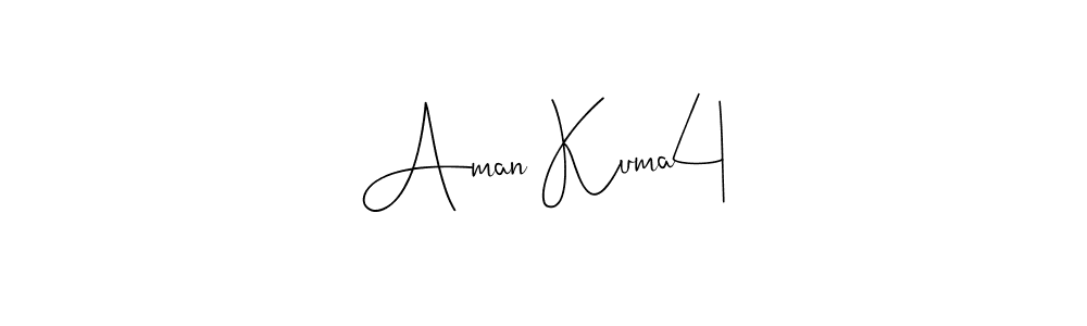 Make a beautiful signature design for name Aman Kuma4. With this signature (Andilay-7BmLP) style, you can create a handwritten signature for free. Aman Kuma4 signature style 4 images and pictures png