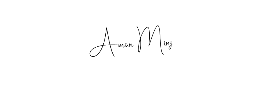Here are the top 10 professional signature styles for the name Aman Minj. These are the best autograph styles you can use for your name. Aman Minj signature style 4 images and pictures png