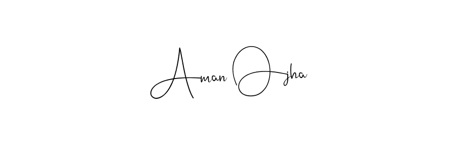 Make a beautiful signature design for name Aman Ojha. Use this online signature maker to create a handwritten signature for free. Aman Ojha signature style 4 images and pictures png