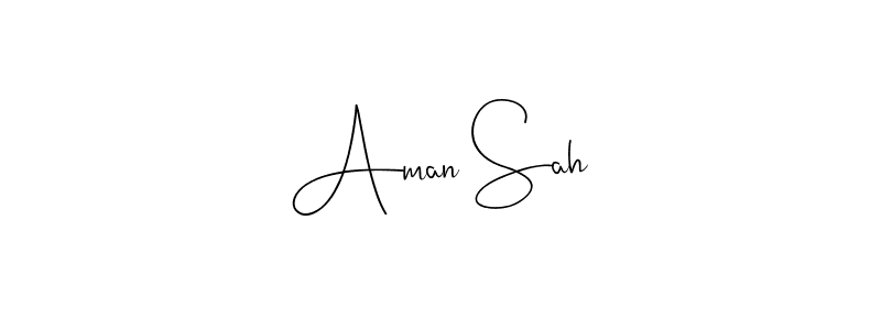 This is the best signature style for the Aman Sah name. Also you like these signature font (Andilay-7BmLP). Mix name signature. Aman Sah signature style 4 images and pictures png