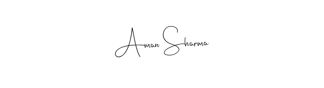 Make a beautiful signature design for name Aman Sharma. Use this online signature maker to create a handwritten signature for free. Aman Sharma signature style 4 images and pictures png