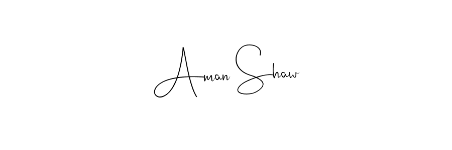 Make a beautiful signature design for name Aman Shaw. With this signature (Andilay-7BmLP) style, you can create a handwritten signature for free. Aman Shaw signature style 4 images and pictures png