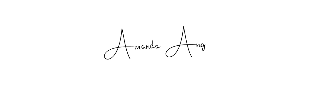 Amanda Ang stylish signature style. Best Handwritten Sign (Andilay-7BmLP) for my name. Handwritten Signature Collection Ideas for my name Amanda Ang. Amanda Ang signature style 4 images and pictures png