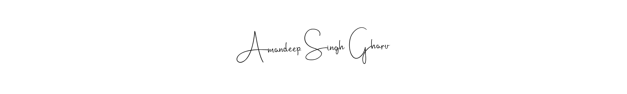 It looks lik you need a new signature style for name Amandeep Singh Gharu. Design unique handwritten (Andilay-7BmLP) signature with our free signature maker in just a few clicks. Amandeep Singh Gharu signature style 4 images and pictures png