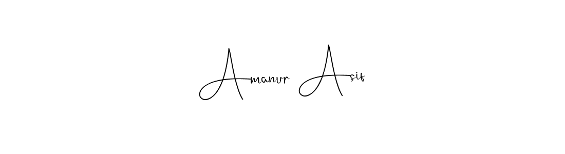 You should practise on your own different ways (Andilay-7BmLP) to write your name (Amanur Asif) in signature. don't let someone else do it for you. Amanur Asif signature style 4 images and pictures png