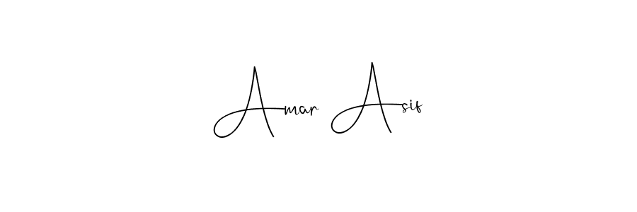 How to make Amar Asif signature? Andilay-7BmLP is a professional autograph style. Create handwritten signature for Amar Asif name. Amar Asif signature style 4 images and pictures png