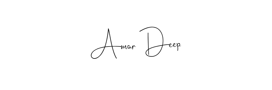 Make a beautiful signature design for name Amar Deep. With this signature (Andilay-7BmLP) style, you can create a handwritten signature for free. Amar Deep signature style 4 images and pictures png