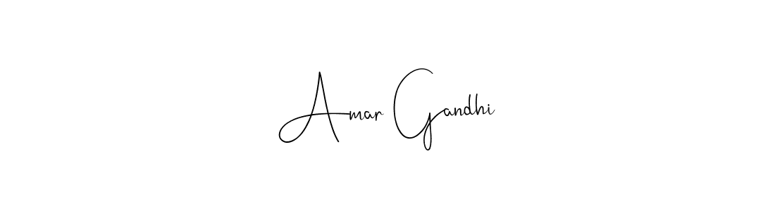 Use a signature maker to create a handwritten signature online. With this signature software, you can design (Andilay-7BmLP) your own signature for name Amar Gandhi. Amar Gandhi signature style 4 images and pictures png