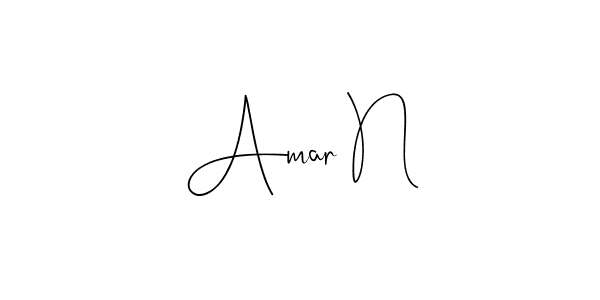 You should practise on your own different ways (Andilay-7BmLP) to write your name (Amar N) in signature. don't let someone else do it for you. Amar N signature style 4 images and pictures png