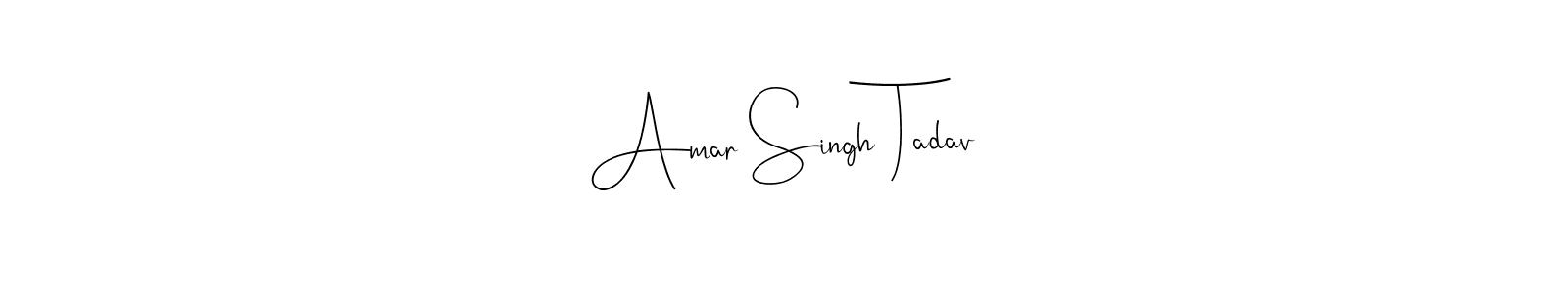 How to make Amar Singh Tadav signature? Andilay-7BmLP is a professional autograph style. Create handwritten signature for Amar Singh Tadav name. Amar Singh Tadav signature style 4 images and pictures png