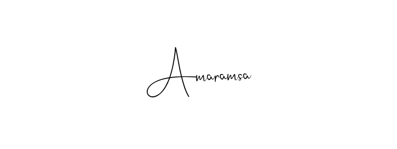 Also You can easily find your signature by using the search form. We will create Amaramsa name handwritten signature images for you free of cost using Andilay-7BmLP sign style. Amaramsa signature style 4 images and pictures png